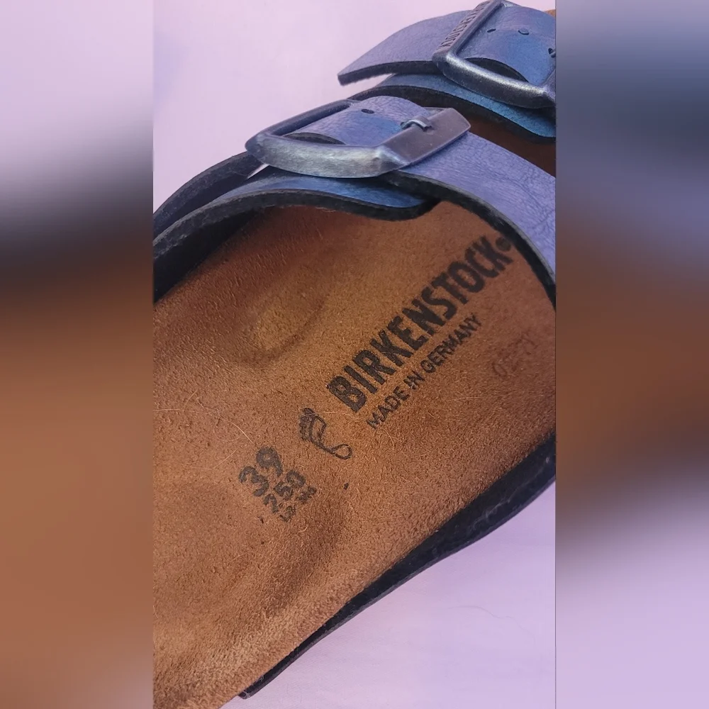 Birkenstock Sydney Luxe Buckle Sandals Size 39 - Picture 2 of 4